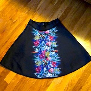 Cynthia Rowley A-Line Scuba Skirt with Pockets